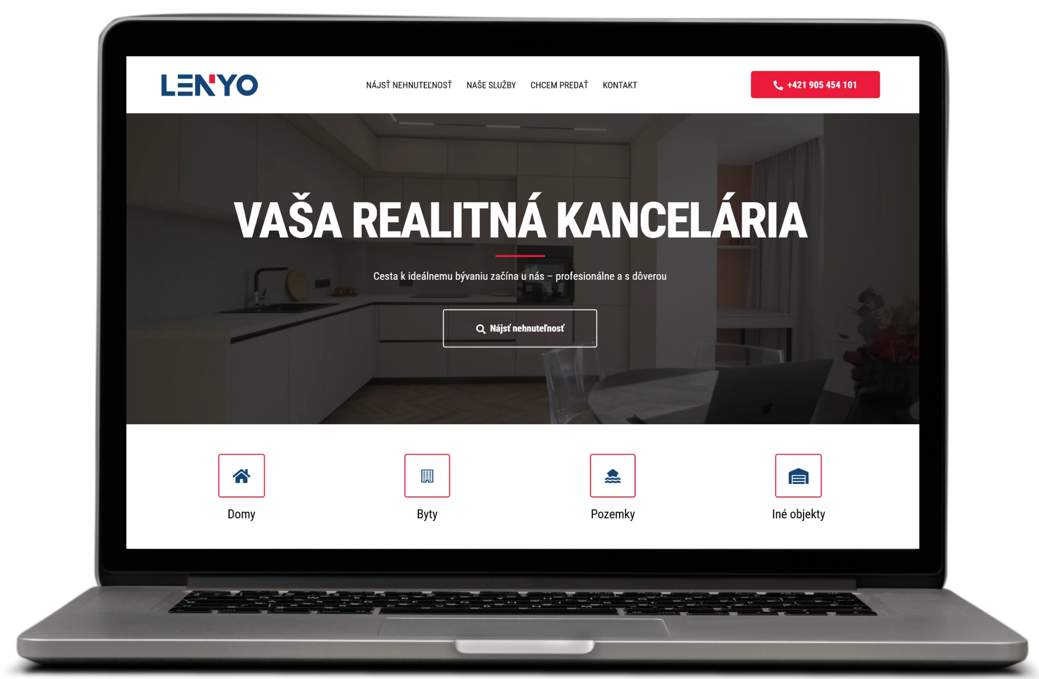 Ukážka web stránky