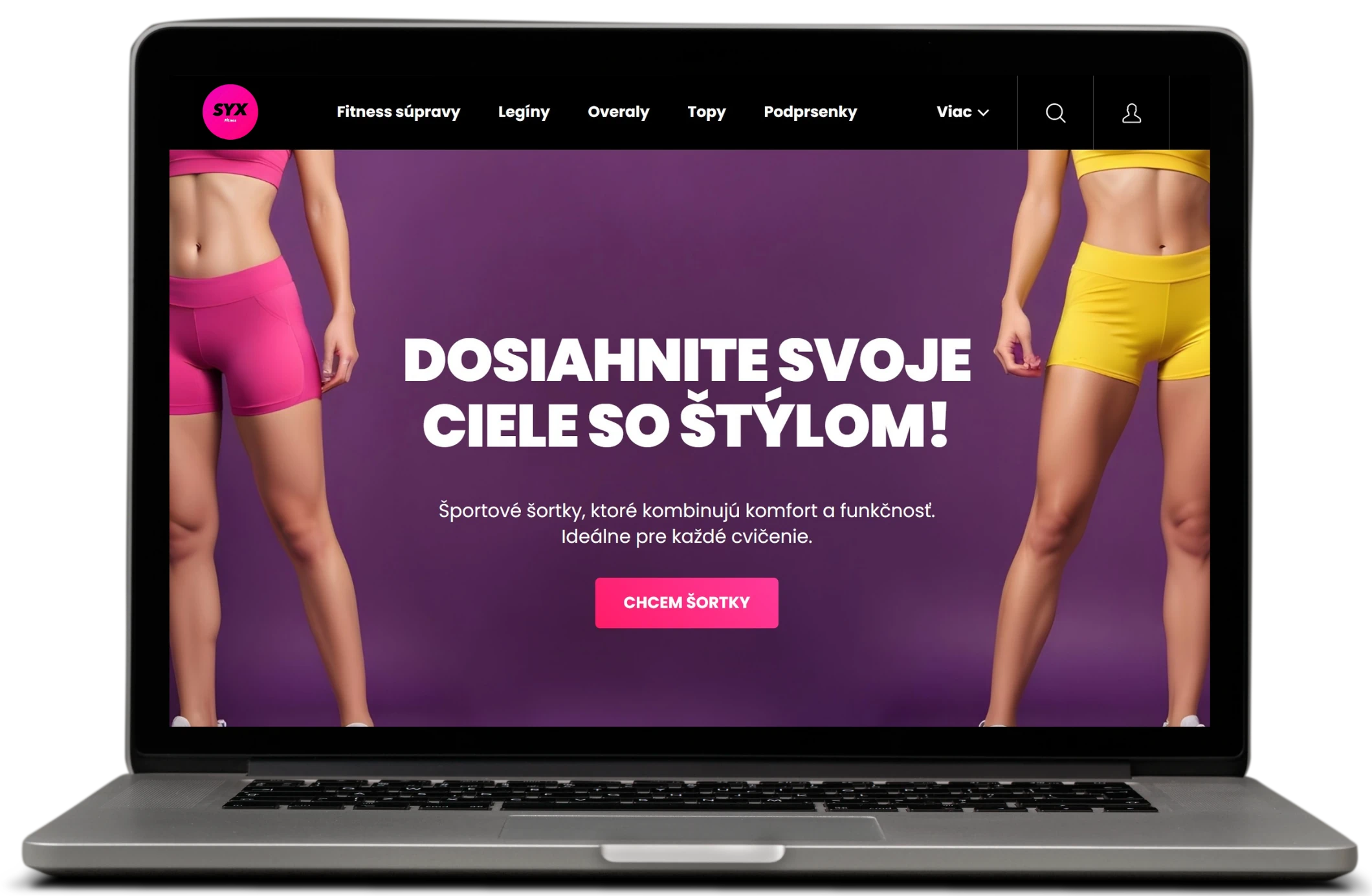 Ukážka web stránky