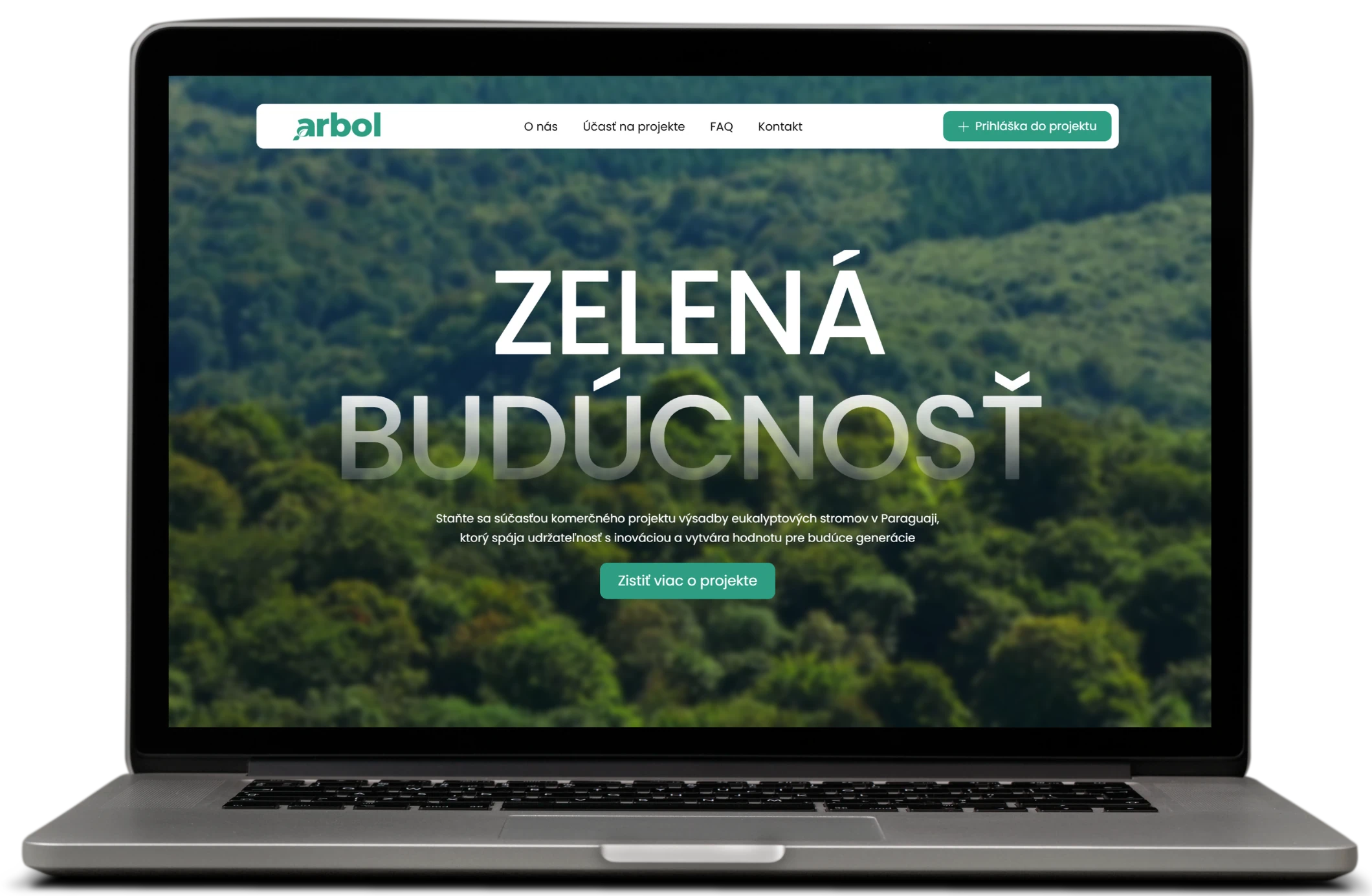 Ukážka web stránky